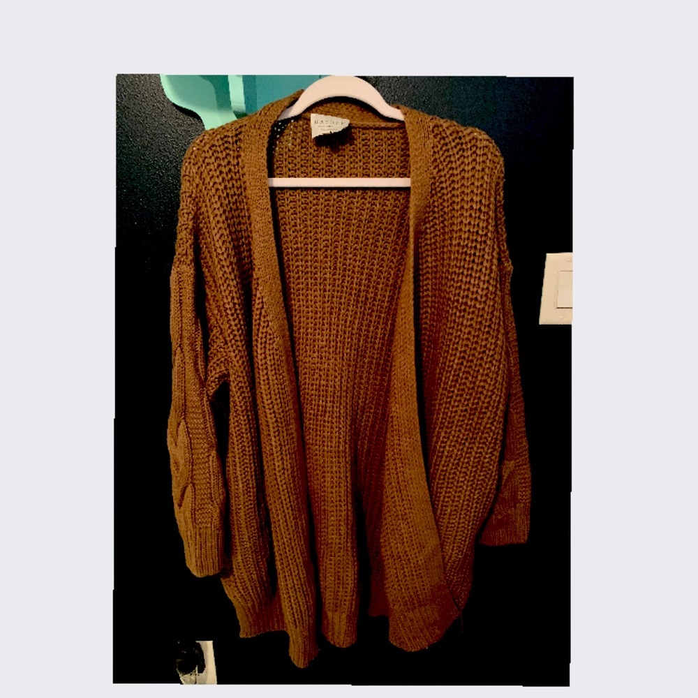 Hayden, chocolate brown sweater